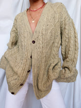Load image into Gallery viewer, &quot;Sage&quot; knitted cardigan
