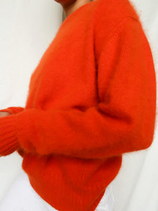"Tangerine" Angora knit