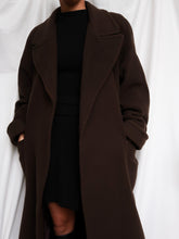 Load image into Gallery viewer, &quot;Hot chocolate&quot; vintage coat
