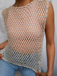"Ivy" pearls gillet