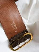 Load image into Gallery viewer, &quot;Snake&quot; leather belt
