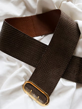 Load image into Gallery viewer, &quot;Snake&quot; leather belt
