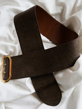 Load image into Gallery viewer, &quot;Snake&quot; leather belt
