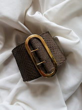 Load image into Gallery viewer, &quot;Snake&quot; leather belt
