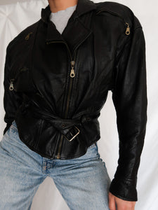 Bombers leather jacket