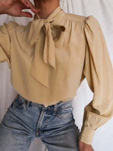 "Sand" silk shirt