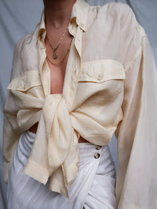 "Luna" silk shirt