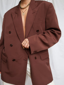 DESTOCK  brown blazer
