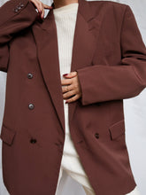 Load image into Gallery viewer, DESTOCK  brown blazer
