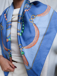 CARTIER silk scarf
