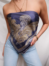 Load image into Gallery viewer, &quot;Feather&quot; silk scarf
