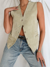 Load image into Gallery viewer, &quot;Eden&quot; suede leather vest
