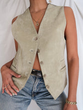 Load image into Gallery viewer, &quot;Eden&quot; suede leather vest
