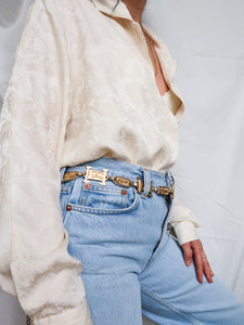 "Butterfly" silk shirt