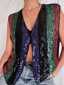 "Glory" sequin gilet