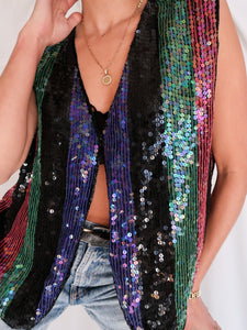 "Glory" sequin gilet