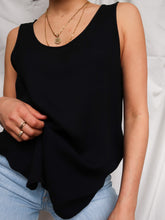 Load image into Gallery viewer, &quot;Bianca&quot; black top
