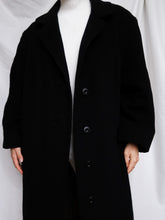 Load image into Gallery viewer, DORMEUIL black coat
