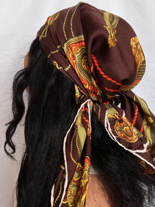 "Alya" silk scarf