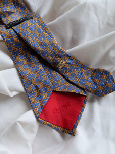 CELINE silk tie