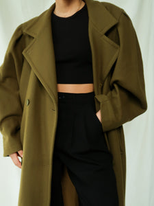 "Jade" wool coat