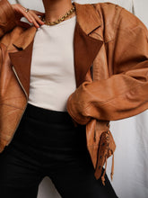 Load image into Gallery viewer, &quot;Emilia&quot; leather jacket
