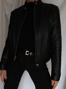 "Mao" leather jacket