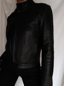 "Mao" leather jacket