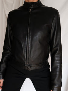 "Mao" leather jacket