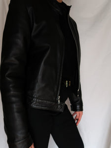 "Mao" leather jacket