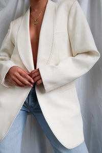 "Casablanca" white blazer