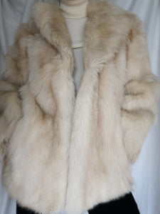 White Fur coat