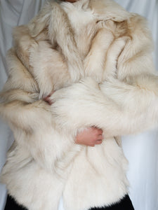 White Fur coat