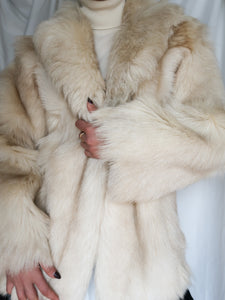 White Fur coat