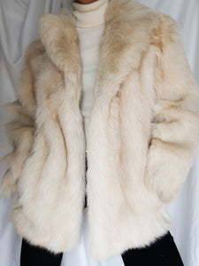 White Fur coat