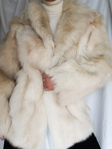 White Fur coat