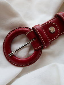 LANCEL leather belt
