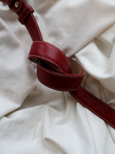 LANCEL leather belt