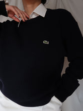 Load image into Gallery viewer, LACOSTE navy jumper
