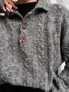 "Lucia" knitted polo jumper