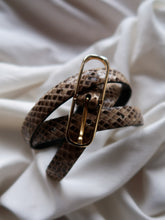 Load image into Gallery viewer, &quot;Selma&quot; snake belt
