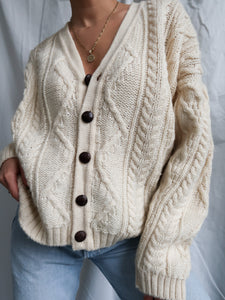 "Oxford" knitted cardigan