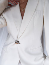 Load image into Gallery viewer, &quot;Ivory&quot; wool blazer
