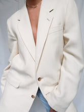 Load image into Gallery viewer, &quot;Grace&quot; ivory blazer
