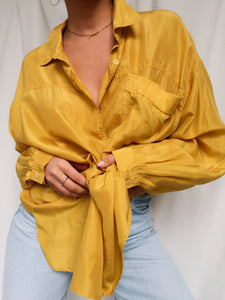 "Honey" silk shirt