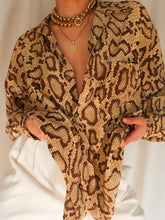 Load image into Gallery viewer, &quot;Python&quot; silk shirt
