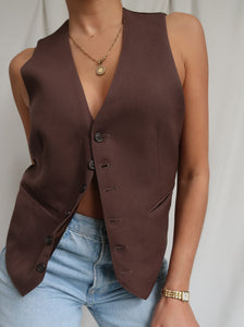 "Lina" tailored vest