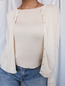 "Lilly" silk cardigan
