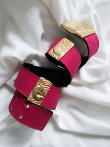 LAUREL leather belt