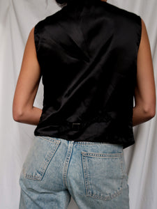 "Dalia" leather vest